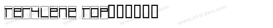 Terylene Top字体转换